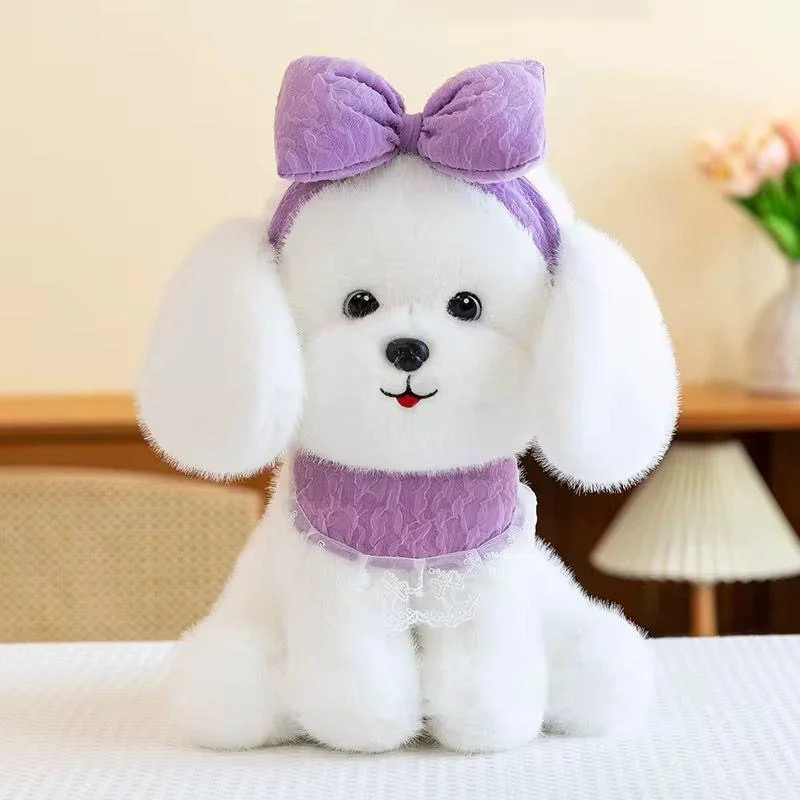 Perrita Lazo Morado — 40 cm